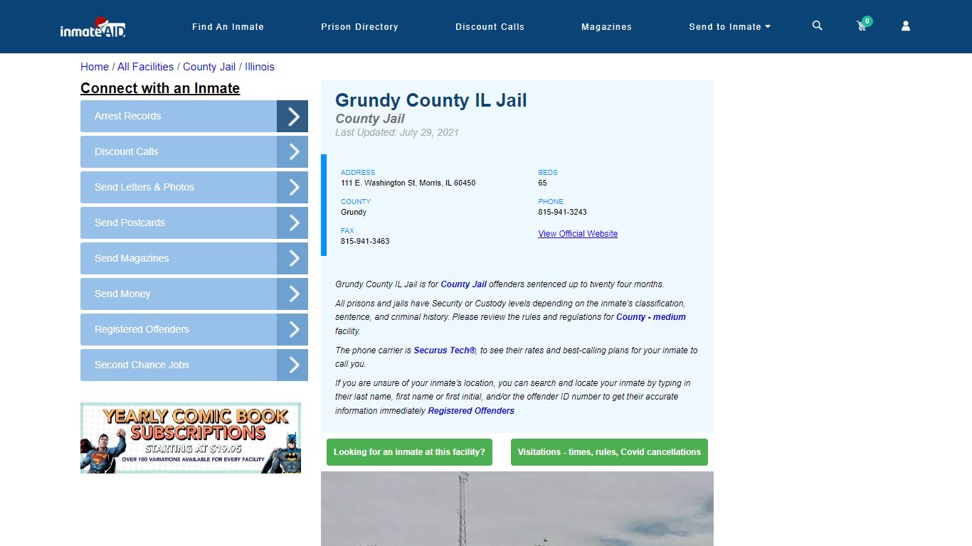 Grundy County IL Jail - Inmate Locator - Morris, IL